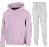 Dresy męskie - 4F OCIEPLANY DZIEWCZÄCY DRES KOMPLET BLUZA SPODNIE / rozm 152 - miniaturka - grafika 1