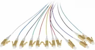 Pigtaile światłowodowe - BKT-ELEKTRONIK Pigtail BKT LC/PC OM4 easy strip 12 colors set 2m 22QP460C.2 - miniaturka - grafika 1