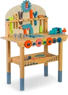 Mały majsterkowicz - Drewniany warsztat dla dzieci z narzędziami stół Ricokids - miniaturka - grafika 1