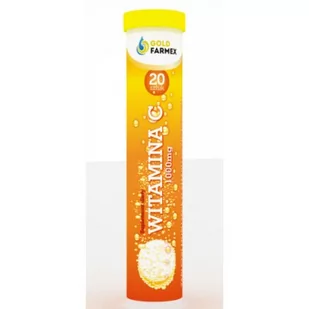 GOLDFARMEX SP. Z O.O. GOLDFARMEX SP Z O.O Witamina C 1000 mg 20 tabl mus 8146781 - Witaminy i minerały - miniaturka - grafika 1