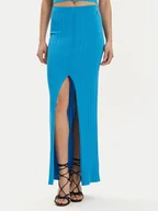 Spódnice - Patrizia Pepe Spódnica maxi 2G0969/K182-CA04 Niebieski Slim Fit - miniaturka - grafika 1