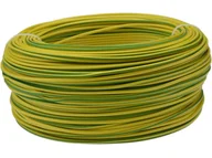 Przewody elektryczne - Conotech Kabel linka Lgy 0,35mm2 żółto/zielony 100m - miniaturka - grafika 1