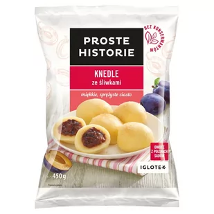 Proste Historie Knedle ze śliwkami 450 g - Dania mrożone - miniaturka - grafika 1
