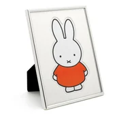 Ramki na zdjęcia - Metalowa ramka stojąca/ścienna w kolorze srebra 15x20 cm Miffy – Zilverstad 6908231 - miniaturka - grafika 1