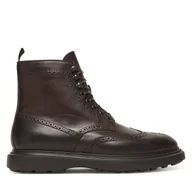 Botki męskie - Trzewiki Polo Ralph Lauren 811974131001 Brązowy - miniaturka - grafika 1