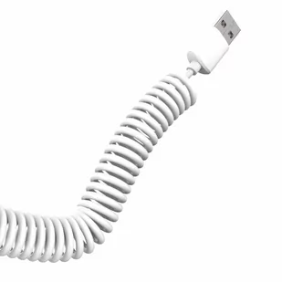 Dudao zestaw samochodowa ładowarka 2x USB 2.4A + kabel przewód USB 3w1 Lightning / Typ C / micro USB biały (R7 white) - Ładowarki do telefonów - miniaturka - grafika 3