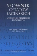 Pozostałe języki obce - Słownik cytatów łacińskich. Wyrażenia, sentencje, przysłowia - miniaturka - grafika 1