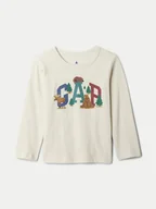Bluzki damskie - Gap Bluzka 515126-05 Beżowy Regular Fit - miniaturka - grafika 1