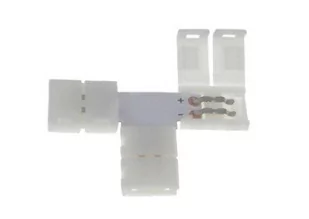 ledart Złączka do taśm LED 8 mm kształt T zlaczka-T - Akcesoria do oświetlenia - miniaturka - grafika 1
