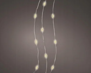 Kaemingk Łańcuch dekoracyjny LED 95 cm ciepły biały KAEMINGK - Oświetlenie świąteczne - miniaturka - grafika 1