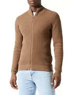 Kurtki męskie - Blend Męska kurtka z dzianiny 20714630, 190617/Teak, XXL - miniaturka - grafika 1