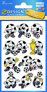 Avery Dennison Naklejki papierowe Z Design Football - Dekoratorstwo - miniaturka - grafika 1