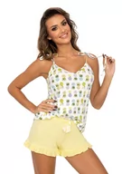 Piżamy damskie - Piżama Ananas II 1/2 Yellow - miniaturka - grafika 1