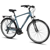 Rowery - Rower trekkingowy ROMET Wagant 1.0 M21 28 cali męski Granatowy - miniaturka - grafika 1