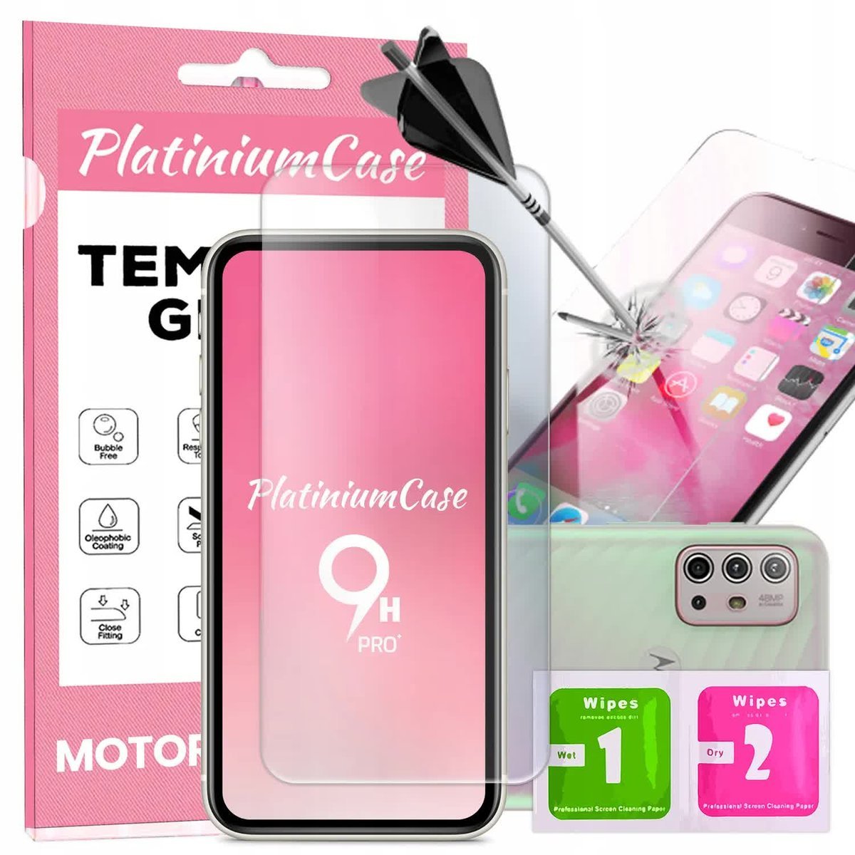 Szkło hartowane 9H szybka do MOTOROLA G10 POWER