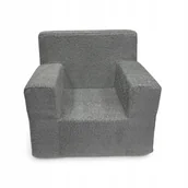 Fotele i pufy dla dzieci - FOTEL FOTELIK DZIECKA BEZPIECZNY POKÓJ PIANKOWY PUFA KRZESEŁKO OWIECZKA - miniaturka - grafika 1