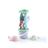 Zabawki do piasku - WOOPIE GREEN Zestaw z Wiaderkiem i Kołowrotkiem 4 el. BIODEGRADOWALNY ORGANICZNY MATERIAŁ - miniaturka - grafika 1