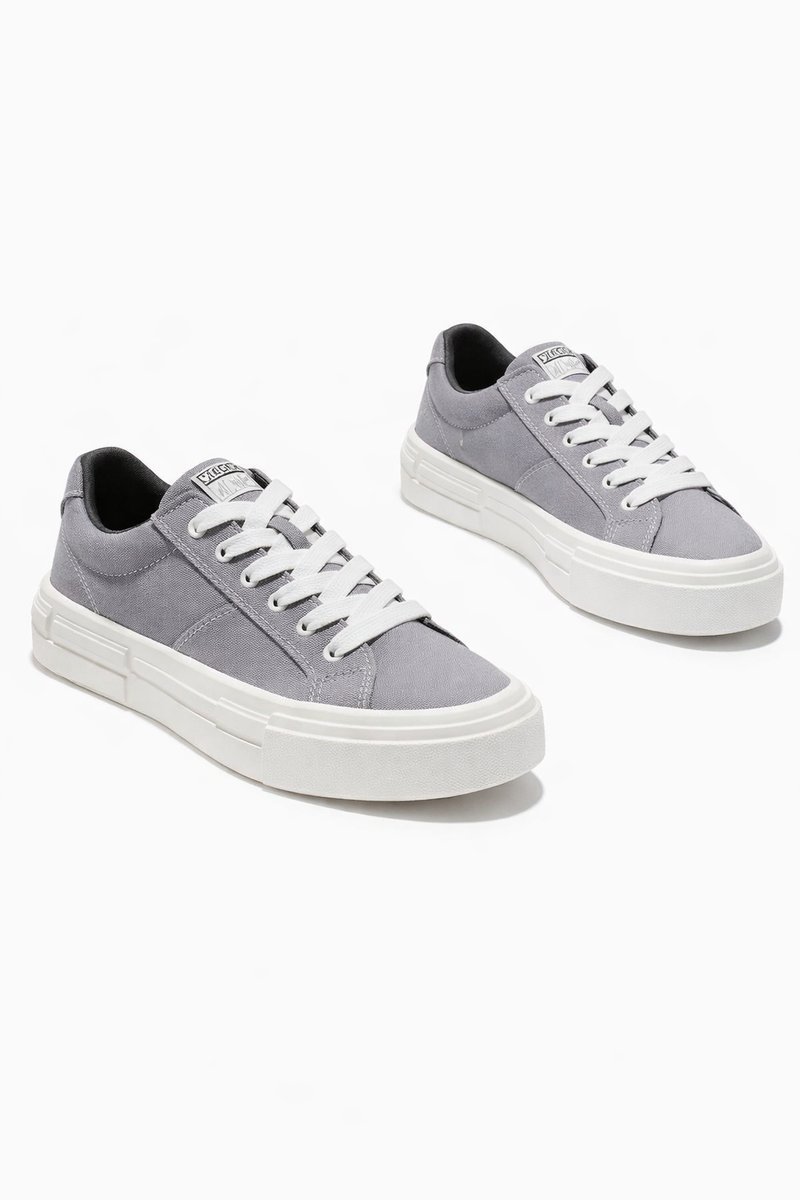 CONVERSE SZARE NISKIE TRAMPKI DAMSKIE PLATFORMY ZE SKÓRĄ 38 1I4A