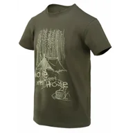 Odzież taktyczna i umundurowanie - T-Shirt Helikon-Tex Home Sweet Home - Taiga Green - miniaturka - grafika 1