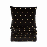 Pościel - Pościel Bawełniana 140X200 Złote Serce - miniaturka - grafika 1