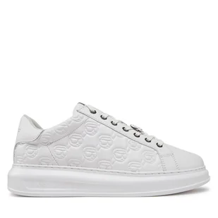Sneakersy KARL LAGERFELD Kapri KL52523F Biały - Sneakersy męskie - miniaturka - grafika 1