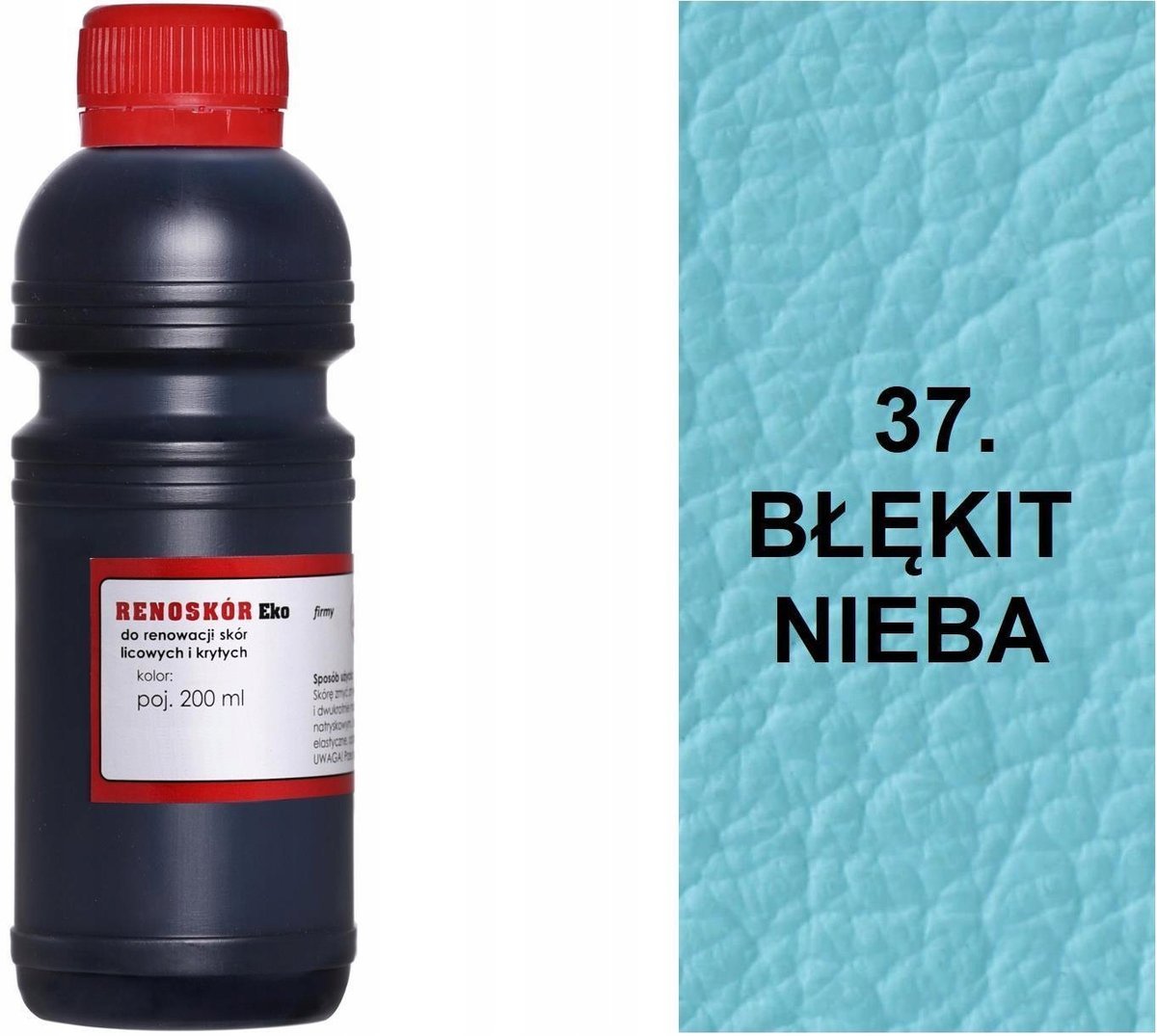 G12-91 BŁĘKIT NIEBA 37 RENOSKÓR FARBA DO RENOWACJI SKÓRY LICOWEJ LAKIER 200