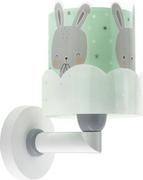 Lampy ścienne - Dalber Baby Bunny kinkiet 1-punktowy zielony 61159H 61159H - miniaturka - grafika 1