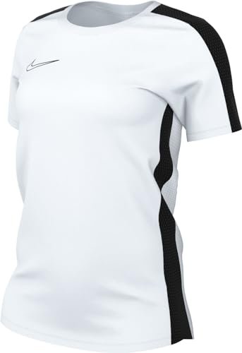Nike Women's Top Dri-Fit Academy, White/Black/Black, DX0521-100, XXL