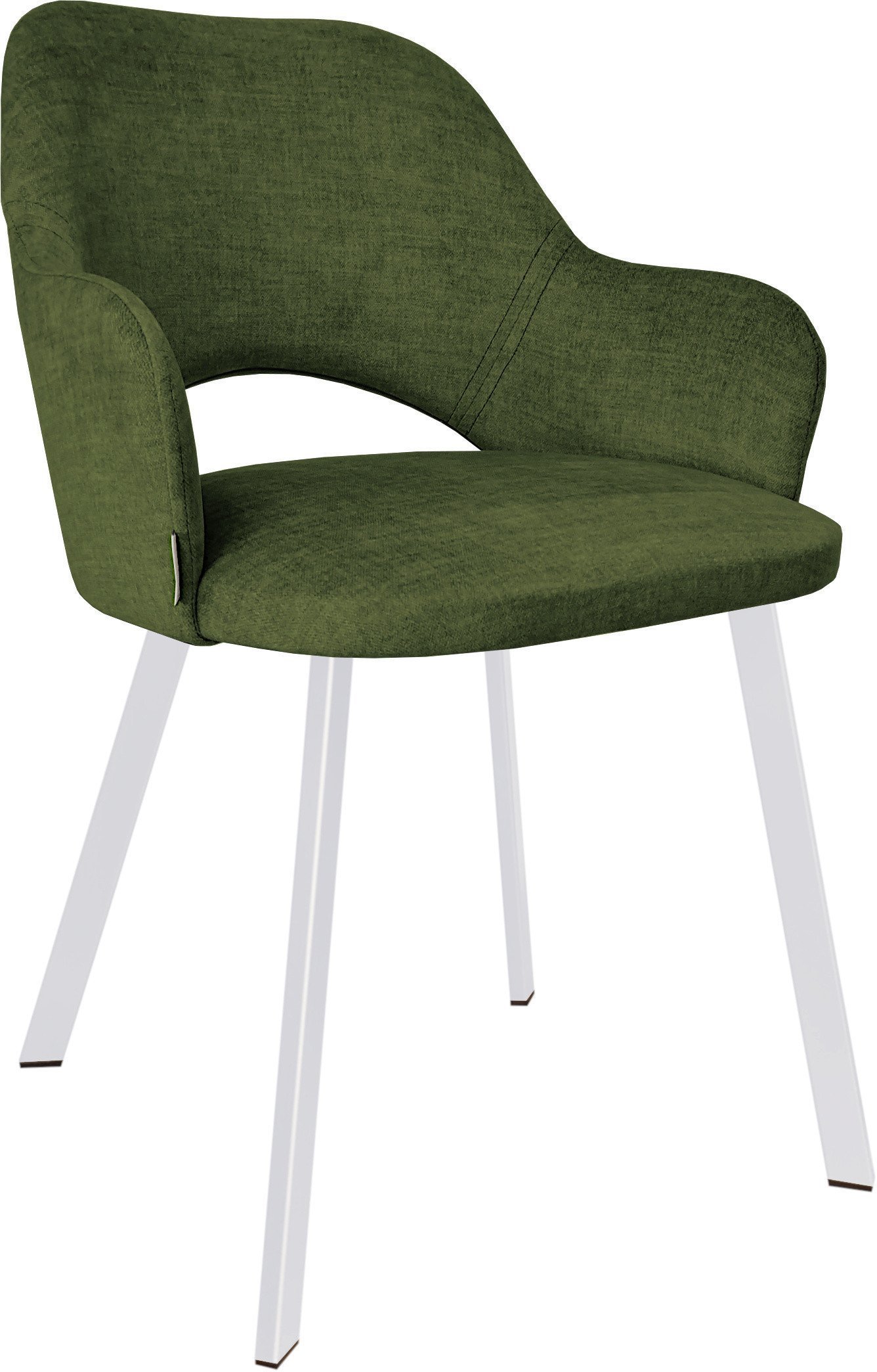 Krzesło Milano noga Profil biała Vogue 11