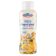 Kefiry, jogurty, maślanki - Piątnica Skyr jogurt pitny typu islandzkiego kokos & ananas 330 ml - miniaturka - grafika 1