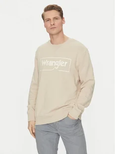 Wrangler Bluza W662HAC22 112331852 Beżowy Regular Fit - Bluzy męskie - miniaturka - grafika 1