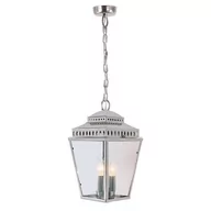 Lampy ogrodowe - Elstead Lighting Mansion House Chain Lantern Polished Nickel MANSIONHS8 PN Lampa wisząca ogrodowa IP44 stylowa MANSIONHS8 PN) - miniaturka - grafika 1