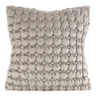 Poszewki na poduszki - Poszewka dekoracyjna VELVET 45x45 Eurofirany beżowa bąbelki 3D - miniaturka - grafika 1