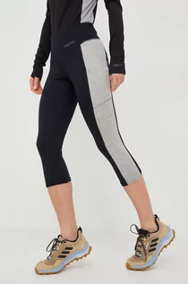 Spodnie sportowe damskie - Burton legginsy funkcyjne damskie kolor czarny - grafika 1