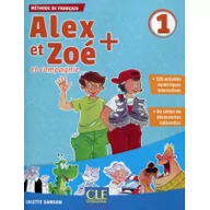 Książki do nauki języka francuskiego - Alex et Zoe plus 1 podręcznik + CD MP3 - miniaturka - grafika 1