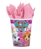 Dekoracje i nakrycia stołu na imprezę - Kubki Papierowe Psi Patrol Różowe Skye Everest - miniaturka - grafika 1