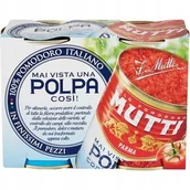Koncentraty warzywne, przeciery - MUTTI pulpa pomidorowa rozdrobnione pomidory 2x400g - miniaturka - grafika 1