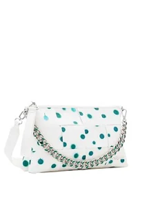 Desigual Women's New Splatter DORTMUN Across Body Bag, kolor biały, biały - Torebki damskie - miniaturka - grafika 1