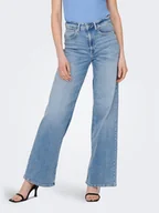 Spodnie damskie - ONLY Jeansy Madison 15282975 Niebieski Wide Leg - miniaturka - grafika 1