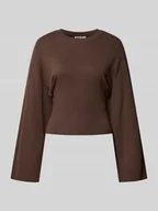 Bluzki damskie - Bluzka z długim, szerokim rękawem model ‘EDEN’ - miniaturka - grafika 1