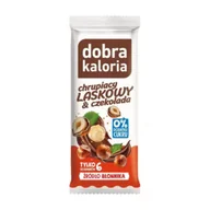 Batoniki - Dobra Kaloria Baton orzech laskowy i czekolada 35 g - miniaturka - grafika 1