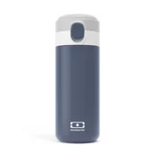 Butelki termiczne - Monbento Butelka termiczna MB Pop compact insulated bottle - blue infinity 36220027 - miniaturka - grafika 1