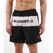 Kąpielówki męskie - Karl Lagerfeld Szorty kąpielowe ikonik 2.0 | Regular Fit - miniaturka - grafika 1