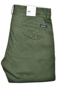 Spodnie męskie - LEE CHINO SLIM SPODNIE MĘSKIE MATERIAŁOWE - miniaturka - grafika 1