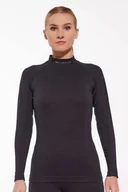 Bielizna sportowa damska - Bluza termoaktywna damska na motocykl Brubeck Cooler LS1657W czarny - miniaturka - grafika 1
