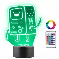 Lampy stojące - Lampka Nocna 3D Led Bmo Pora Na Przygodę Prezent - miniaturka - grafika 1