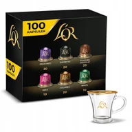 Kawa w kapsułkach i saszetkach - Kapsułki L'or do Nespresso(r)* zestaw 100 szt filiżanka L'or 70ml Gratis! - miniaturka - grafika 1
