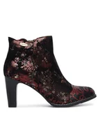 Botki damskie - Laura Vita Botki Albane 198 Czerwony - miniaturka - grafika 1