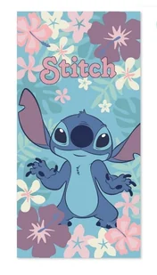 Ręcznik plażowy dziecięcy bawełniany 70x140 Lillo&Stitch girl - Okrycia kąpielowe dla dzieci - miniaturka - grafika 1