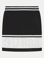 Spódnice - Guess Spódnica J4YD05 Z3GW0spó Czarny Regular Fit - miniaturka - grafika 1